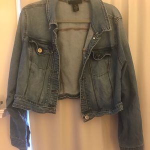 Cropped Blue Jean Jacket
